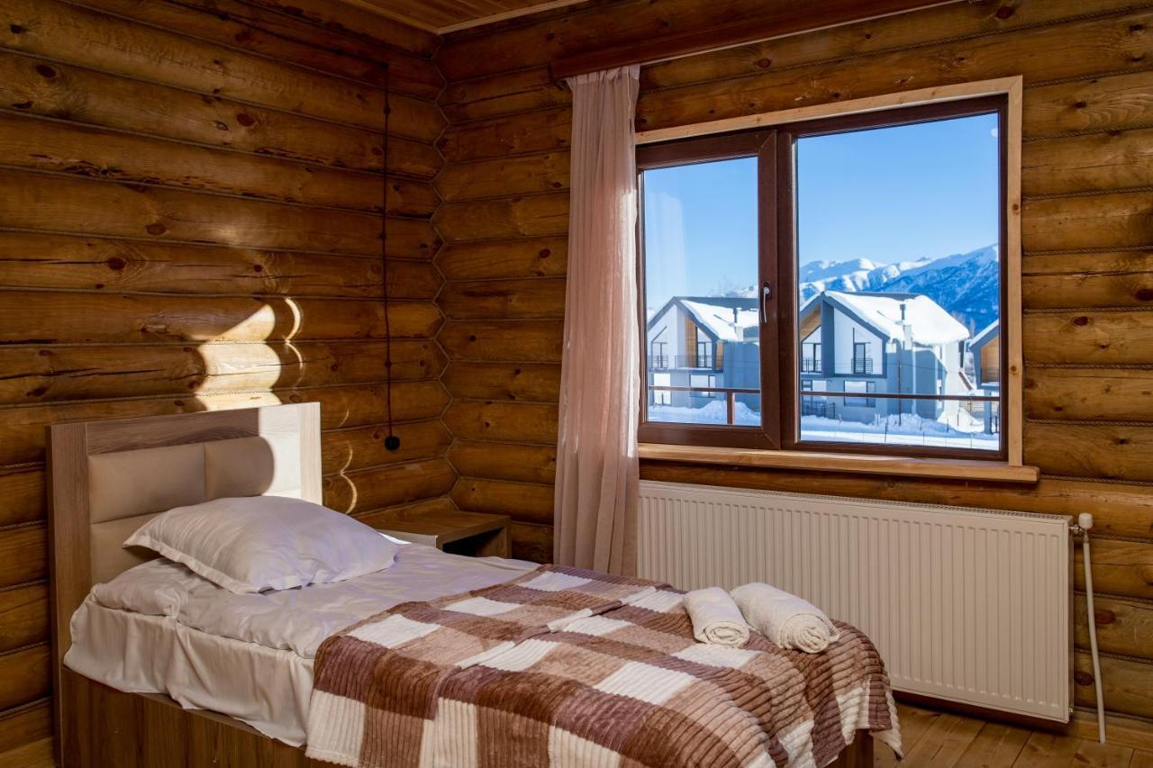 Snow Time Eco Chalet Гудаури Экстерьер фото