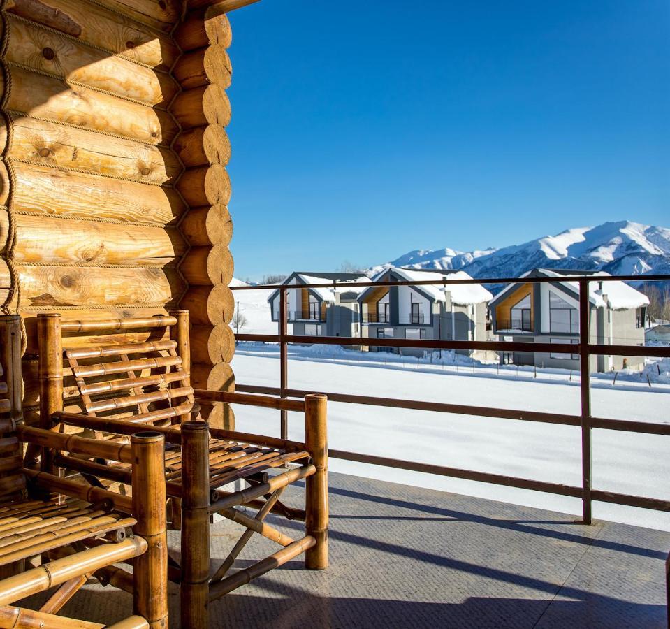 Snow Time Eco Chalet Гудаури Экстерьер фото